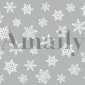 Amaily　ネイルシール No.3-15 雪の結晶 (白)