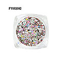 SONAIL　タイニーハートホロ レインボーMIX FY002092