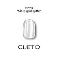 CLETO　(クレト) クリアマグ ホワイトゴールドグリッター