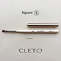 CLETO　(クレト) ネイルブラシ スクエア (キャップ付)