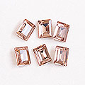 SHAREYDVA　ガラスクォーツ ヴィンテージローズ 6×8mm 6P