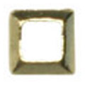 Jewelry-Nail LittlePretty LP-8021 3Dスタッズスクエア中抜き ゴールド 1.5mm/50P