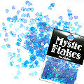 MysticFlakes　オーロラブルー ハート 0.5g