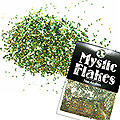 MysticFlakes　オーロラグリーン サークル 1mm 0.5g