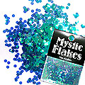 MysticFlakes　カメレオンターコイズグリーン サークル 2mm 0.5g