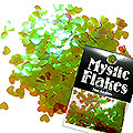 MysticFlakes　カメレオンワインレッド ハート 0.5g