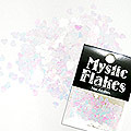 MysticFlakes　パステルホワイト ハート 0.5g