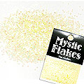 MysticFlakes　パステルイエロー サークル 1mm 0.5g