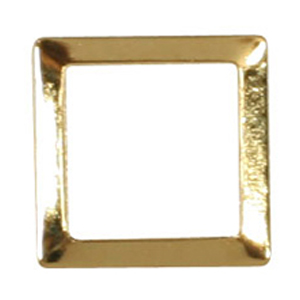 SHAREYDVA　スタッズ スクエア中抜き ゴールド 4mm / 50P