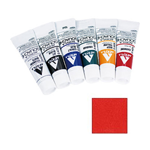 holbein　アクリル絵の具 D002 カーマイン 20mL