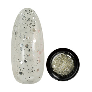 para gel　カラージェル G07 グリッターシルバー 4g