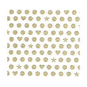 Amaily　ネイルシール No.5- 9 ドット柄 (G)