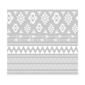 Amaily　ネイルシール No.5-14 ネイティヴ柄 (白)