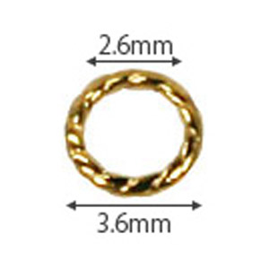 SHAREYDVA　ロープフレーム SS9用 ゴールド 50P