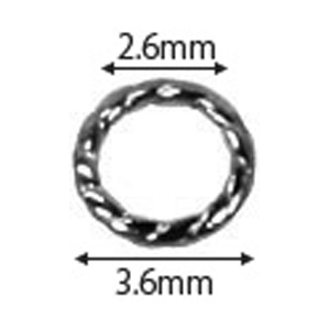 SHAREYDVA　ロープフレーム SS9用 シルバー 50P