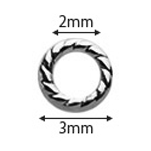 SHAREYDVA　ロープフレーム ss5 シルバー 50P