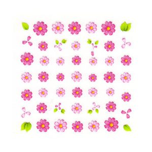 SHAREYDVA　ネイルシール フルール ピンク