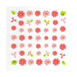 SHAREYDVA　ネイルシール フルール レッド