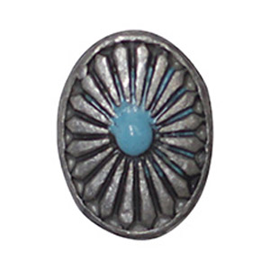 Putiel　ネイルパーツ コンチョ シルバーE 3P