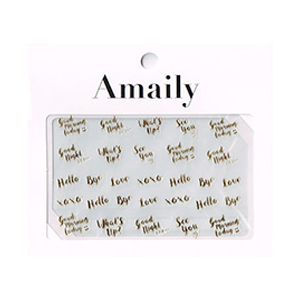 Amaily　ネイルシール No.2-14 GM (G)