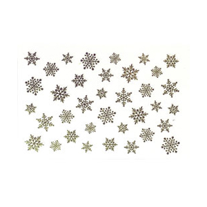 Amaily　ネイルシール No.3-16 雪の結晶 (G)