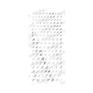 TSUMEKIRA　アルファベット シルバー SG-ALP-101 (ジェル専用)