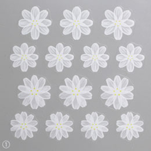 SHAREYDVA　ネイルシール フレンチフラワー