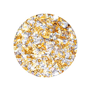 MATIERE　エンボスホログラム ゴールド×シルバー 1g