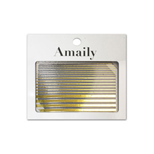 Amaily　ネイルシール No.5-17 ライン (G)