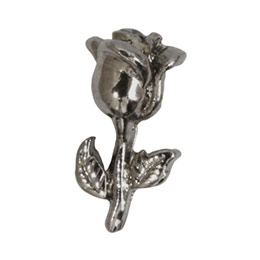 Putiel　パーツ ヴィンテージローズA ブラック  3個入り