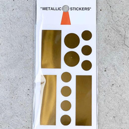meg ORIGINAL METALLC STICKER GOLD