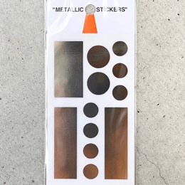 meg ORIGINAL METALLC STICKER SILVER