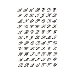 erikonail　×Honey Salon イニシャル ネイルシール