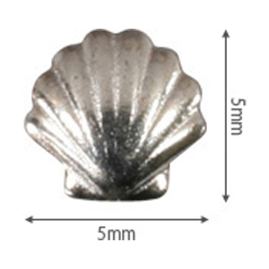 SHAREYDVA　メタルシェル シルバー 5mm /30P