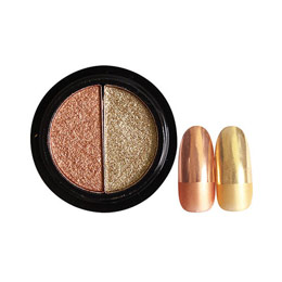 SHAREYDVA　ソリッドミラーパウダー シャンパンゴールド&ブロンズ