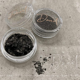 D.nail　ダルメシアンホログラム ブラック 2個セット