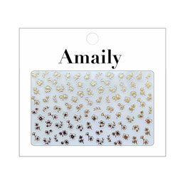 Amaily　ネイルシール No.3-26 プチフラワー(G)