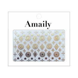 Amaily　ネイルシール No.5-35 ダマスク柄(G)