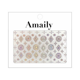 Amaily　ネイルシール No.5-36 ダマスク柄(OS)