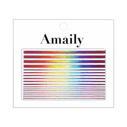 Amaily　ネイルシール No.9-13 ライン (PG)