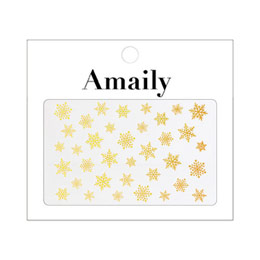 Amaily　ネイルシール No.9-16 雪の結晶 (OG)