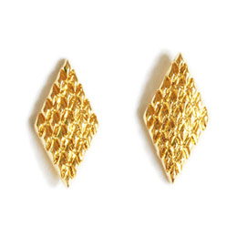 SHAREYDVA　ネイルパーツ メッシュモロッコ ダイヤ ゴールド 8P