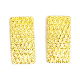 SHAREYDVA　ネイルパーツ メッシュモロッコ レクタングル ゴールド 8P