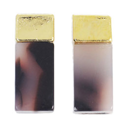 SHAREYDVA　Donaclassy レクタングル ホワイトアンバー