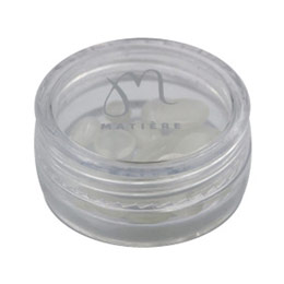 MATIERE　キャットアイ ストーン ホワイト 24個入