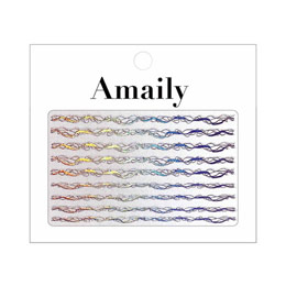 Amaily　ネイルシール No.5-40 ニュアンスラインOS