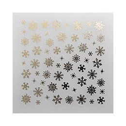 SHAREYDVA　ネイルシール スノークリスタル シルバー