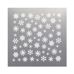 SHAREYDVA　ネイルシール スノークリスタル ホワイト