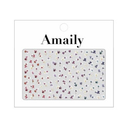 Amaily　ネイルシール No.1-28 押し花(ミックス)