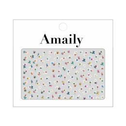 Amaily　ネイルシール No.1-32 押し花(カラフル)